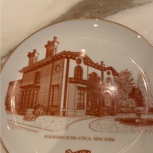 Fountain elms 1985 collectors plate